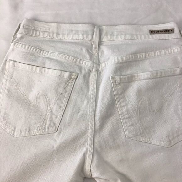 Citizens of Humanity Thompson Medium Rise 29” Skinny white jeans - Picture 4 of 15